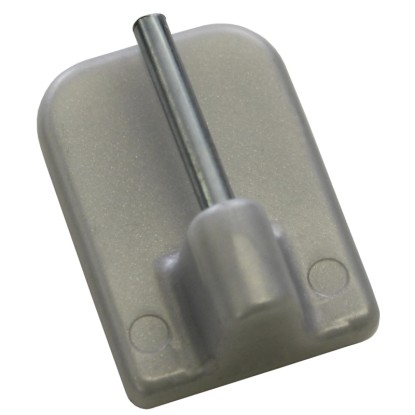 Gardinia öntapadós vitrázsakasztó 11 mm magas ezüst Gardinia öntapadós vitrázsakasztó 11 mm magas ezüst