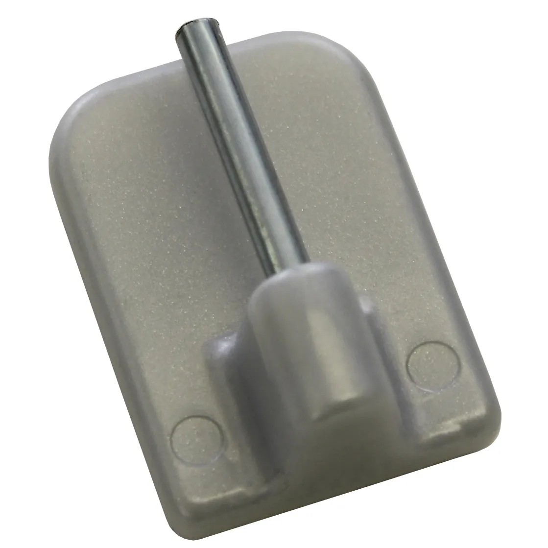 Gardinia öntapadós vitrázsakasztó 11 mm magas ezüst Gardinia öntapadós vitrázsakasztó 11 mm magas ezüst