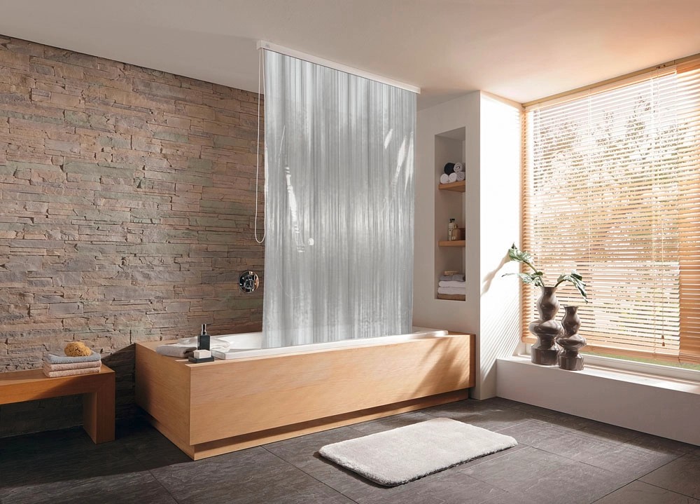 Kleine Wolke sarokzuhany-roló 56 cm / 132 cm x 240 cm Milky Kleine Wolke sarokzuhany-roló 56 cm / 132 cm x 240 cm Milky