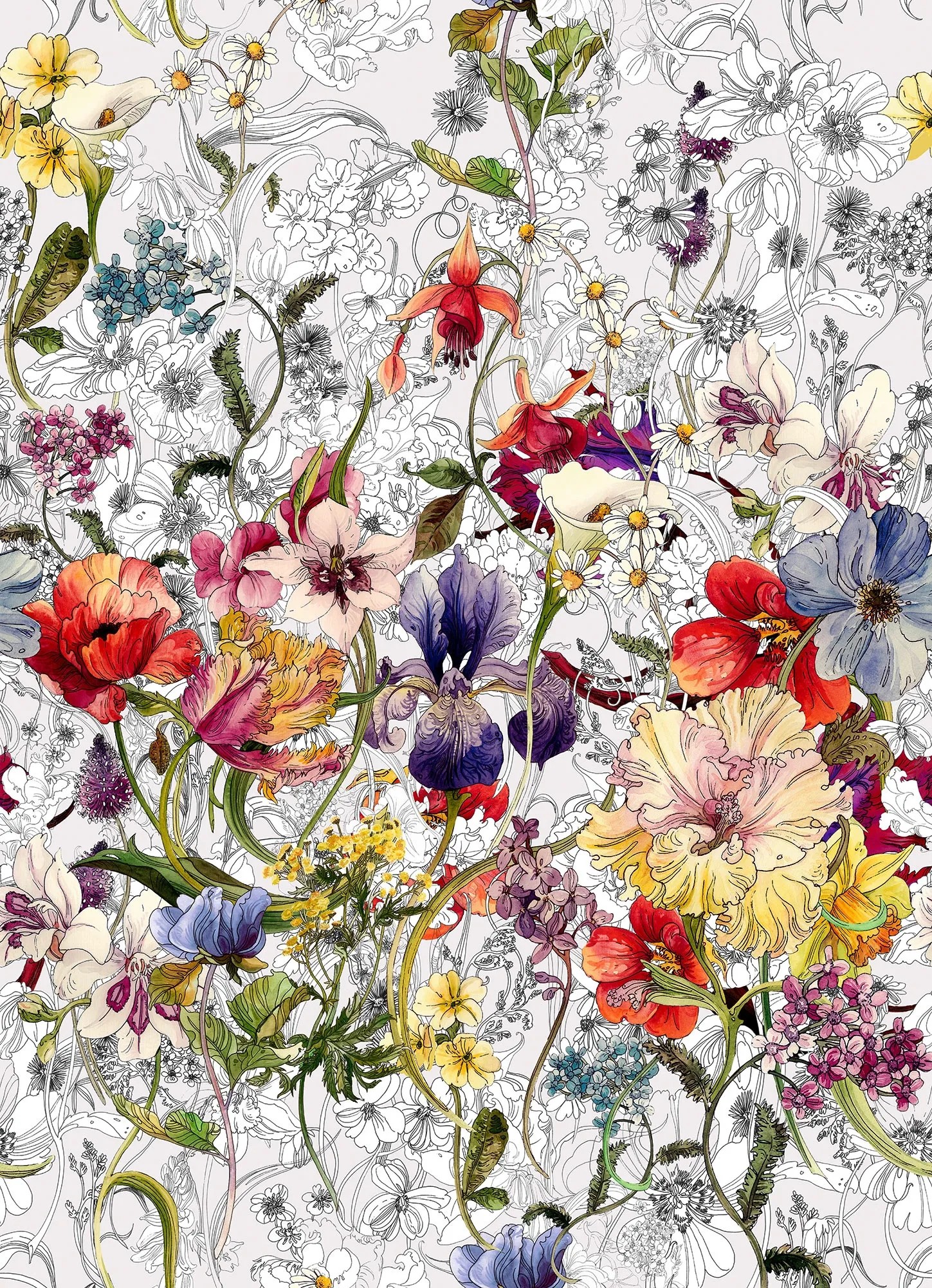 Komar fotótapéta Flora 184 cm x 254 cm FSC Komar fotótapéta Flora 184 cm x 254 cm FSC
