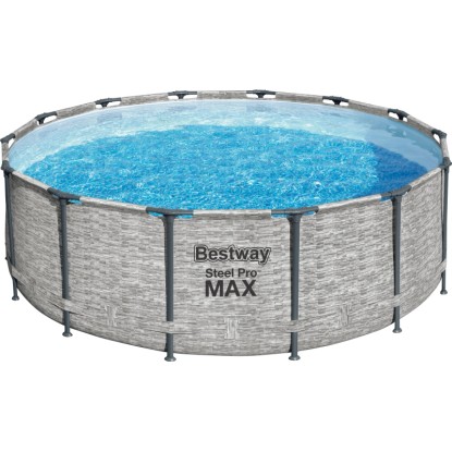 Bestway Steel Pro MAX acélvázas medence 427 cm x 122 cm kerek Bestway Steel Pro MAX acélvázas medence 427 cm x 122 cm kerek