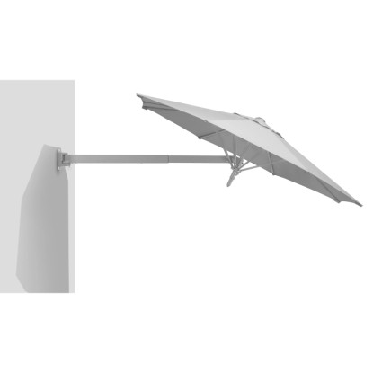 Schneider Muro függő napernyő 250 cm átmérő ezüst-szürke kézi nyitóval Schneider Muro függő napernyő 250 cm átmérő ezüst-szürke kézi nyitóval
