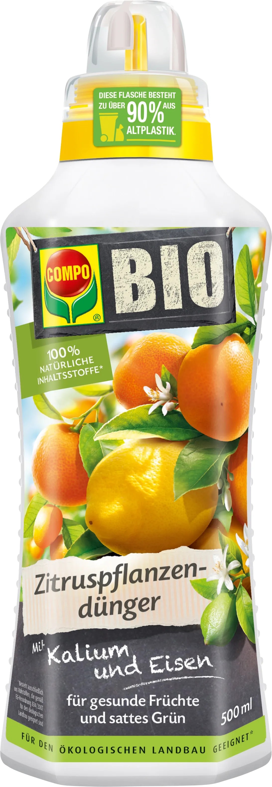 Compo Bio citrus növénytáp 500ml-es flakon egészséges növényekhez. Compo Bio citrus növénytáp 500ml-es flakon egészséges növényekhez.