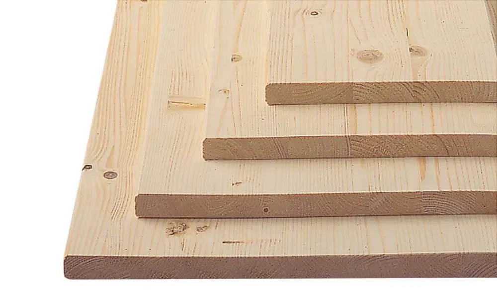 Fenyőpolc 2,8 cm x 25 cm x 100 cm Fenyőpolc 2,8 cm x 25 cm x 100 cm