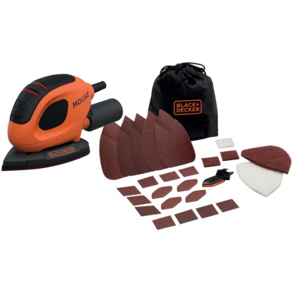 Black + Decker dekorcsiszoló "Mouse BEW230BC-QS" Black + Decker dekorcsiszoló "Mouse BEW230BC-QS"