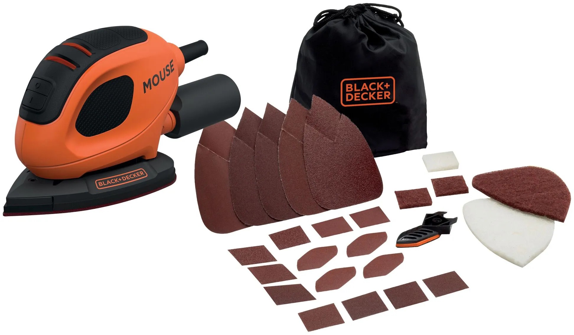 Black + Decker dekorcsiszoló "Mouse BEW230BC-QS" Black + Decker dekorcsiszoló "Mouse BEW230BC-QS"