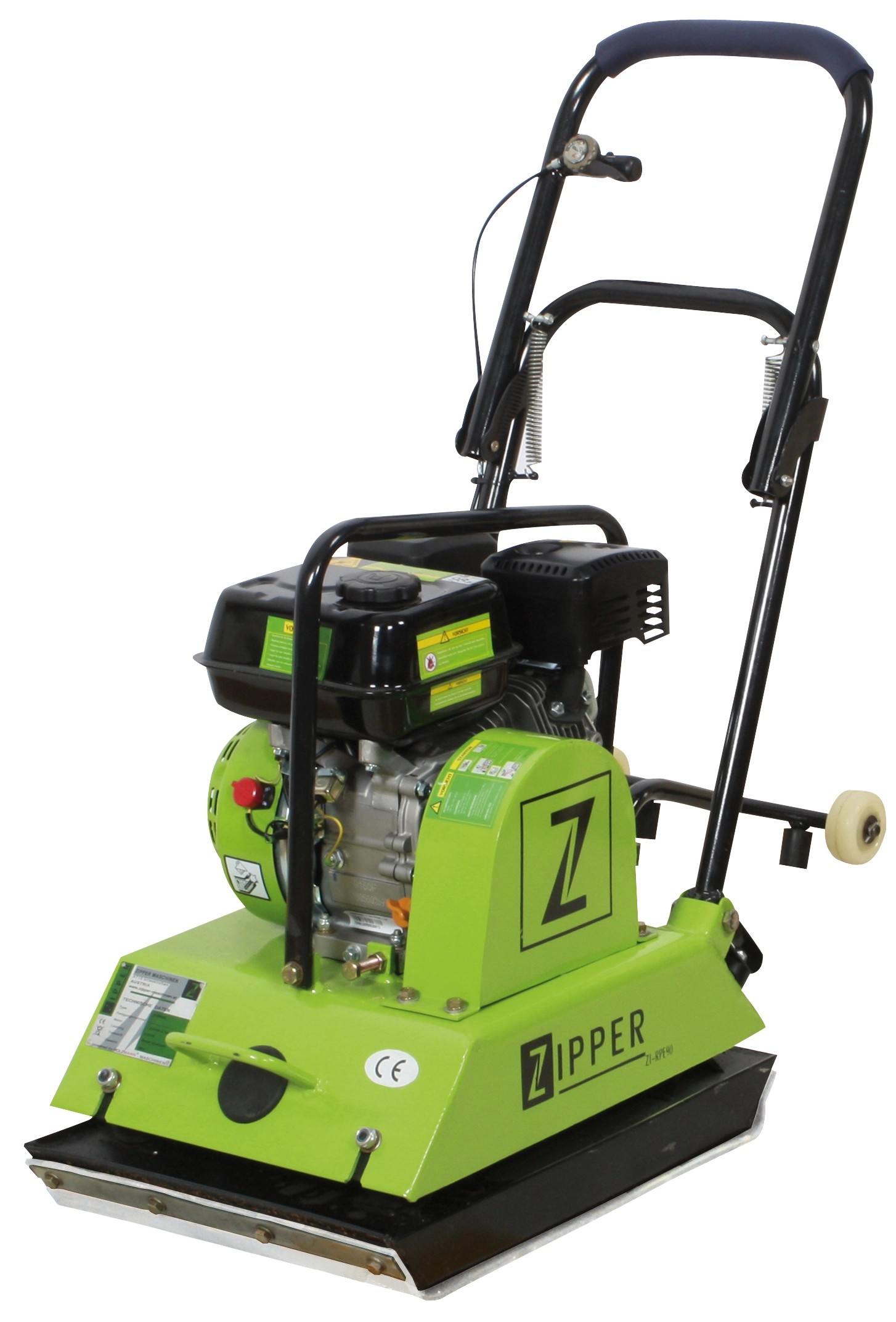 Zipper ZI-RPE90 lapvibrátor gumitalppal és futóművel 90 kg 4 kW Zipper ZI-RPE90 lapvibrátor gumitalppal és futóművel 90 kg 4 kW