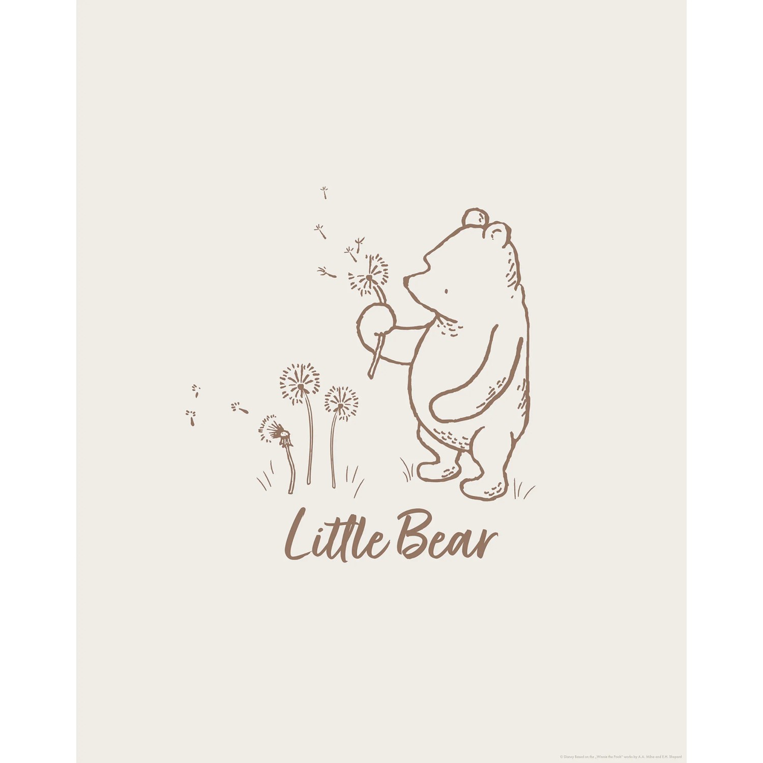 Komar Disney Winnie the Pooh Little Bear falikép 40 cm x 50 cm bézs Komar Disney Winnie the Pooh Little Bear falikép 40 cm x 50 cm bézs