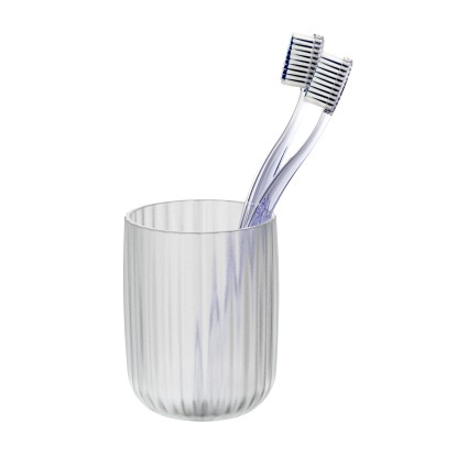 Wenko Agropoli fogmosópohár fehér műanyag 7,5 cm x 10 cm x 7,5 cm Wenko Agropoli fogmosópohár fehér műanyag 7,5 cm x 10 cm x 7,5 cm