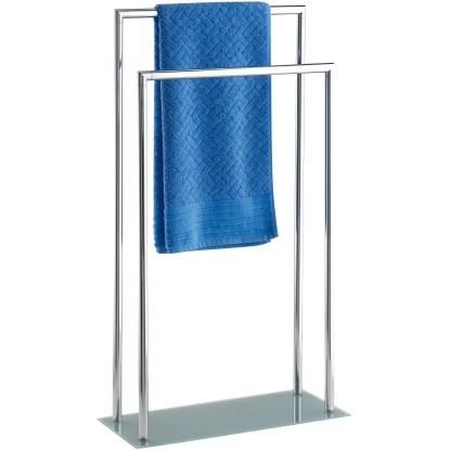 Wenko Style törölköző- és ruhatartó, króm, 2 rúddal, 82 cm x 46 cm x 20 cm Wenko Style törölköző- és ruhatartó, króm, 2 rúddal, 82 cm x 46 cm x 20 cm