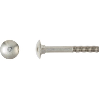 Kapupánt csavar részleges menettel M8 x 60 mm A2 acél - súlyra Kapupánt csavar részleges menettel M8 x 60 mm A2 acél - súlyra