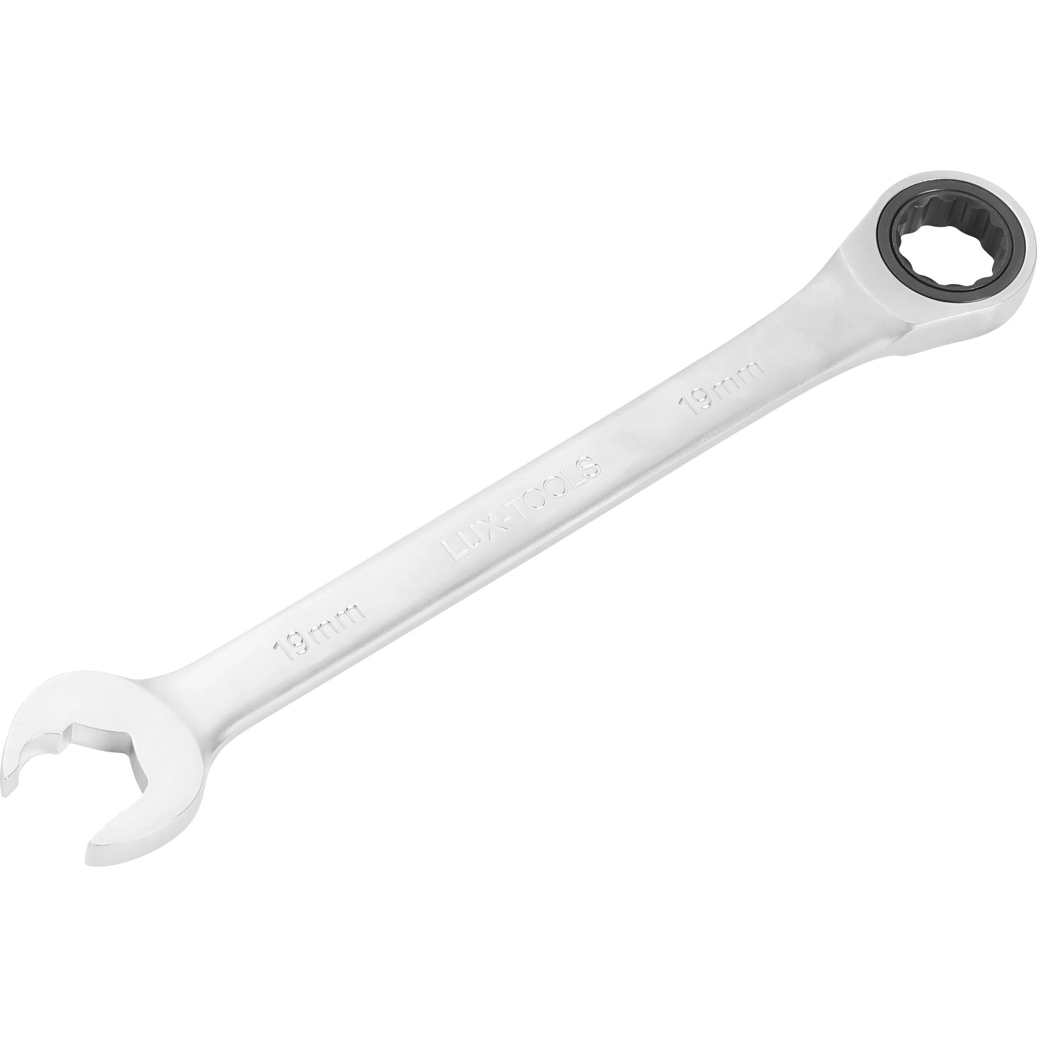 LUX Ratschenschlüssel 19 mm Comfort, racsnis csavarkulcs a kényelmes csavarozáshoz. LUX Ratschenschlüssel 19 mm Comfort, racsnis csavarkulcs a kényelmes csavarozáshoz.