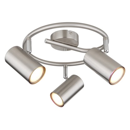 ALLVI spotlámpa 3-as Nikkel matt 3xGU10 25W ALLVI spotlámpa 3-as Nikkel matt 3xGU10 25W