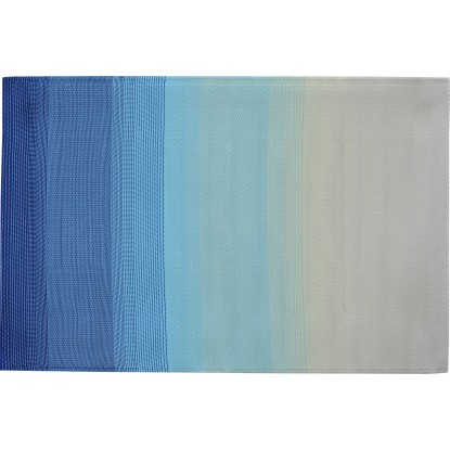 Kültéri szőnyeg polipropilén 180 x 120 cm kék-bézs színátmenetes Kültéri szőnyeg polipropilén 180 x 120 cm kék-bézs színátmenetes