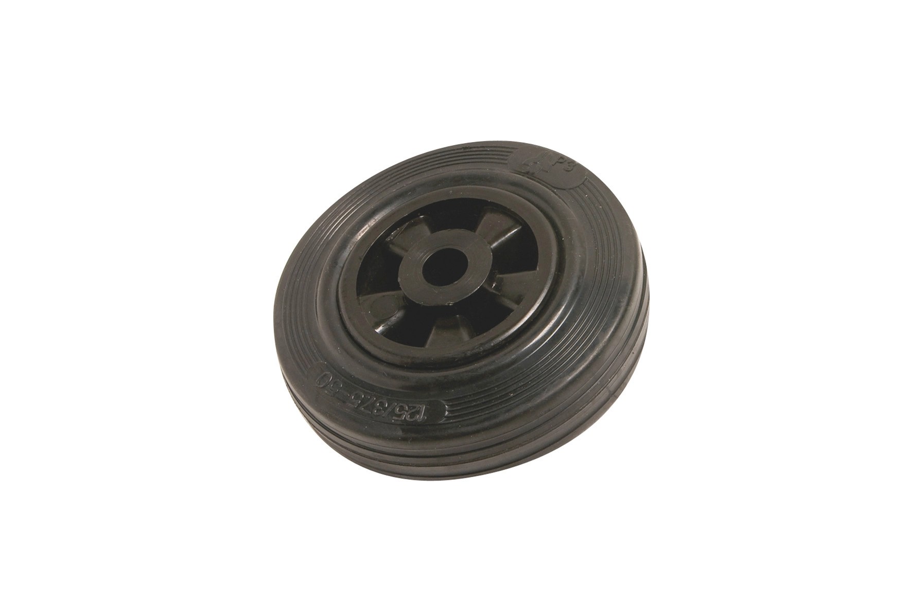 OBI tömör gumikerék műanyag keréktárcsával 125 mm OBI tömör gumikerék műanyag keréktárcsával 125 mm