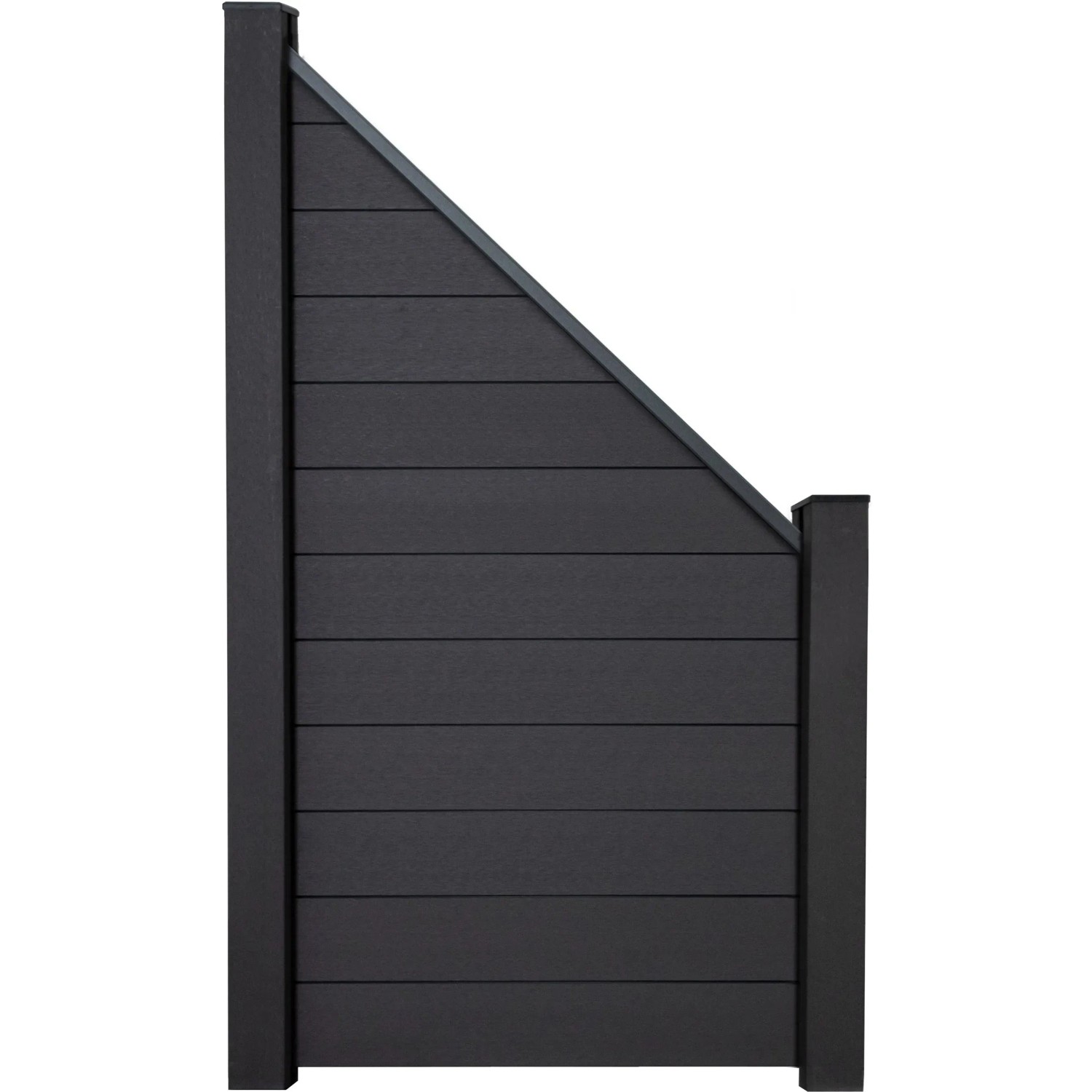 GroJaSolid kerítésrendszer ledugható antracitszürke 90 cm x 180/90 cm GroJaSolid kerítésrendszer ledugható antracitszürke 90 cm x 180/90 cm
