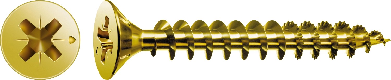 Spax süllyesztett fejű univerzális csavar PZ-behajt. 3 mm x 30 mm 100 darab Spax süllyesztett fejű univerzális csavar PZ-behajt. 3 mm x 30 mm 100 darab