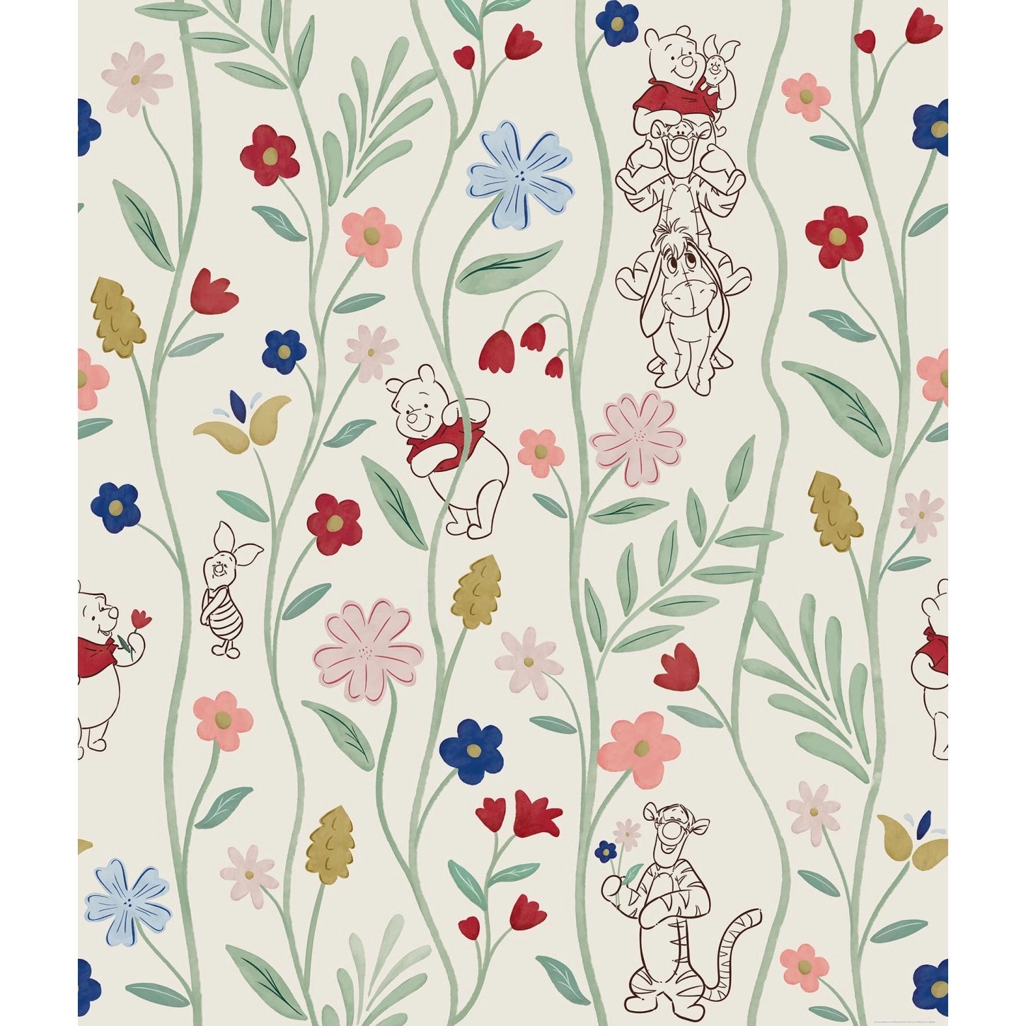 Komar vinil fotótapéta Disney Micimackó Blossom Friends 212 x 250 cm színes Komar vinil fotótapéta Disney Micimackó Blossom Friends 212 x 250 cm színes