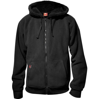 Férfi Borg flíz dzseki fekete méret: 3XL Férfi Borg flíz dzseki fekete méret: 3XL