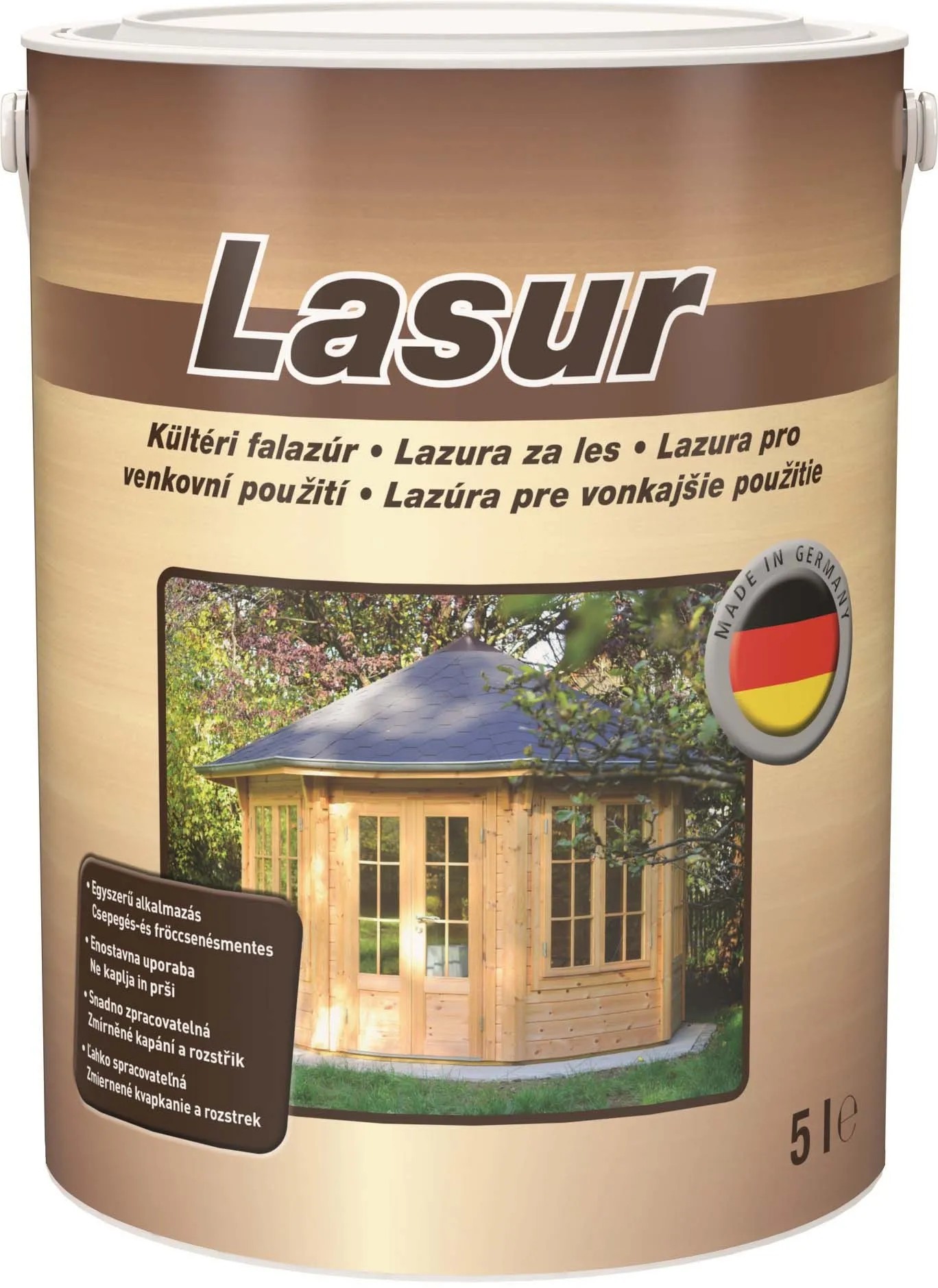 Kültéri falazúr vékony vizes bázisú dió 5 l Kültéri falazúr vékony vizes bázisú dió 5 l