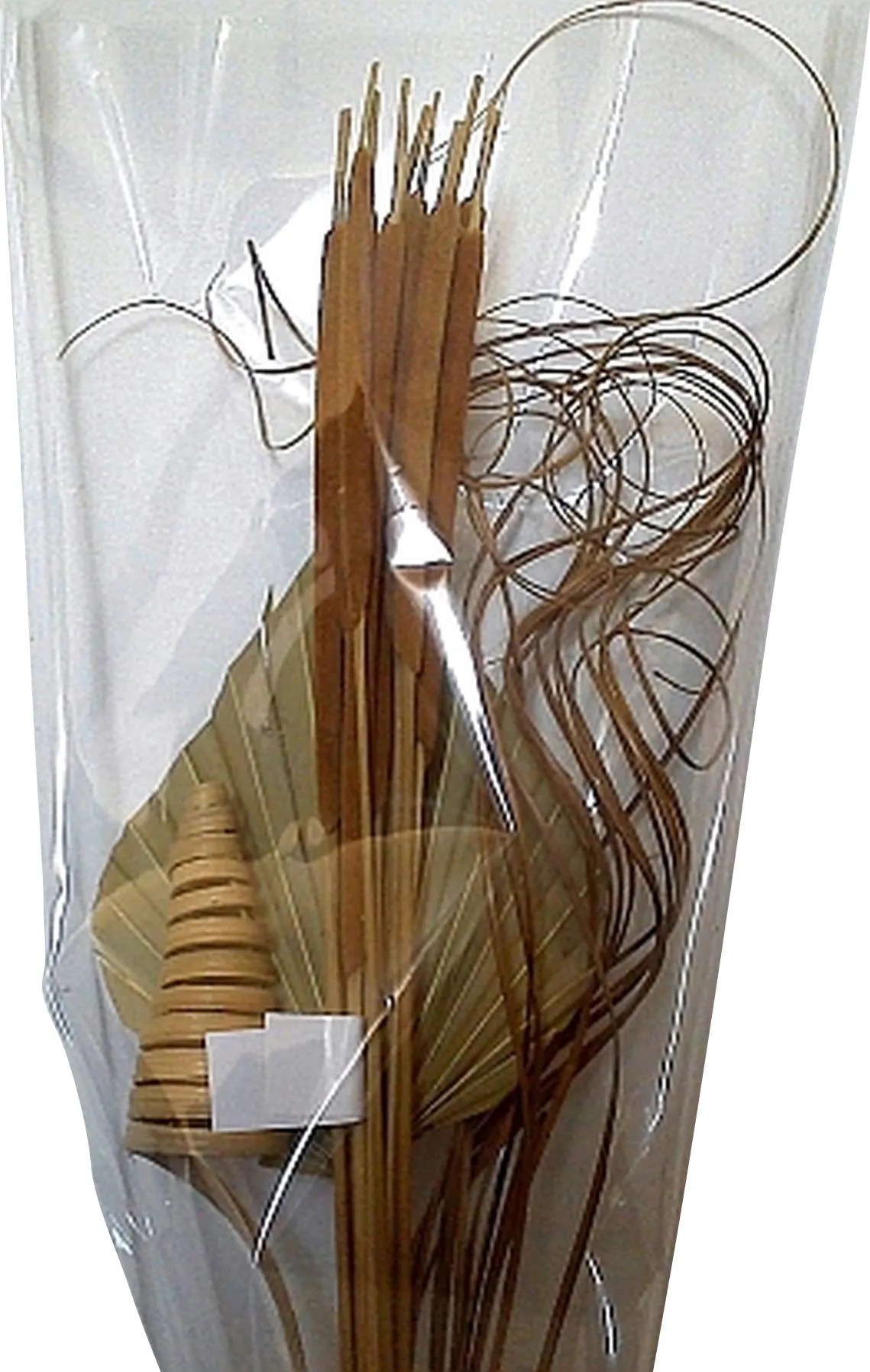 Növényekből álló díszkészlet fehér Növényekből álló díszkészlet fehér