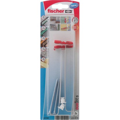 Fischer DuoTec S billenő dübel, 2 darab, a biztonságos rögzítéshez üregekben. Fischer DuoTec S billenő dübel, 2 darab, a biztonságos rögzítéshez üregekben.