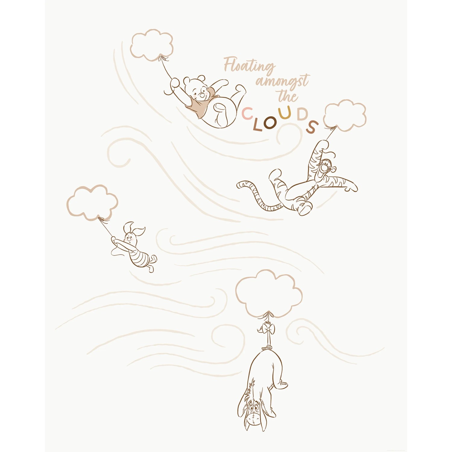 Komar nemszőtt fotótapéta Disney Winnie The Pooh A Bluster Day bézs Komar nemszőtt fotótapéta Disney Winnie The Pooh A Bluster Day bézs