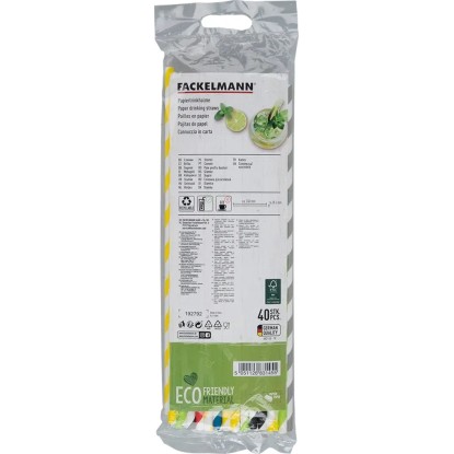 Szívószál 40 db 6 mm x 240 mm papír Szívószál 40 db 6 mm x 240 mm papír