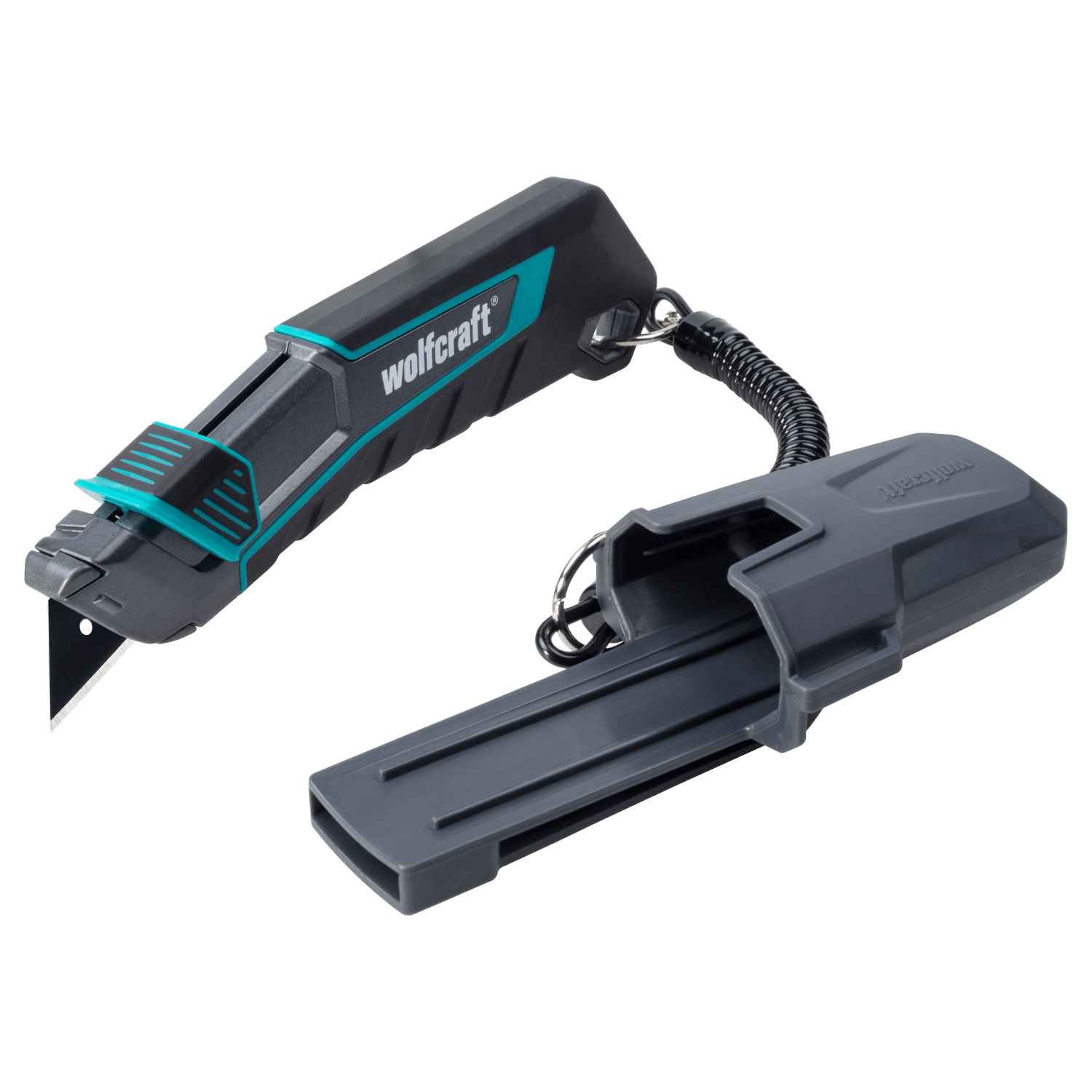 Wolfcraft biztonsági trapézpengés kés Pro Safety tokkal Wolfcraft biztonsági trapézpengés kés Pro Safety tokkal