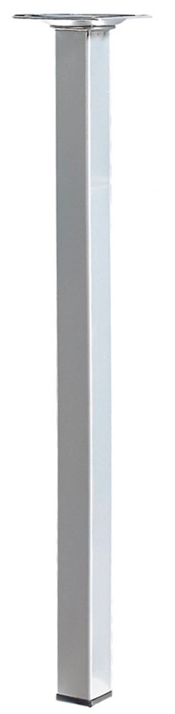 Hettich asztalláb 25 mm x 25 mm x 400 mm alumínium hatású Hettich asztalláb 25 mm x 25 mm x 400 mm alumínium hatású