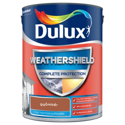 Dulux Weathershield Complete Protection homlokzatfesték gyömbér 4,5 l Dulux Weathershield Complete Protection homlokzatfesték gyömbér 4,5 l