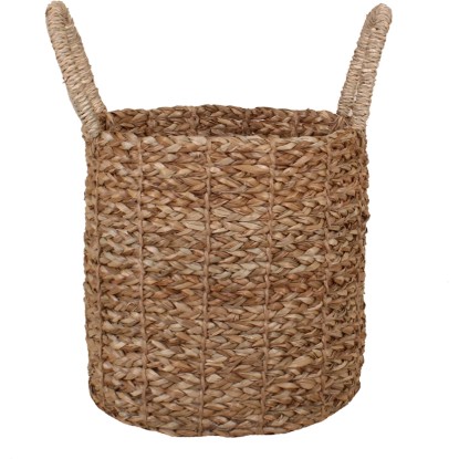 Füles kosár tengerifűből 23 cm x 23 cm natúr Füles kosár tengerifűből 23 cm x 23 cm natúr