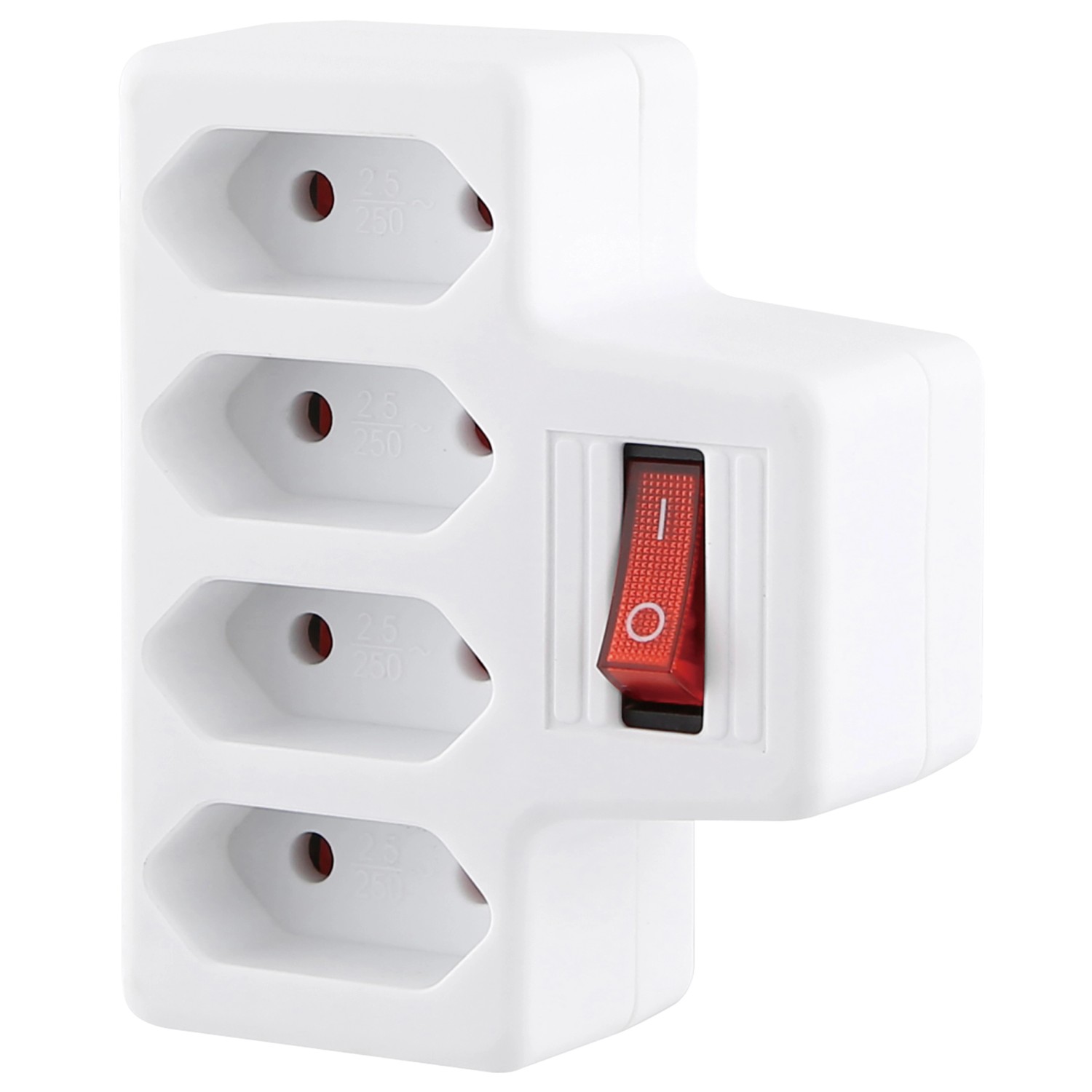 Euro 4-es elosztó Fehér be-/kikapcsolóval Euro 4-es elosztó Fehér be-/kikapcsolóval