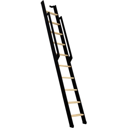 Minka Strong helytakarékos lépcső, fekete/antracit lucfenyő, 10 fok, 243 cm magas. Beltéri lépcső kis helyekre. Minka Strong helytakarékos lépcső, fekete/antracit lucfenyő, 10 fok, 243 cm magas. Beltéri lépcső kis helyekre.