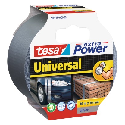 tesa Extra Power Universal szövetszalag ezüst 10 m x 50 mm tesa Extra Power Universal szövetszalag ezüst 10 m x 50 mm