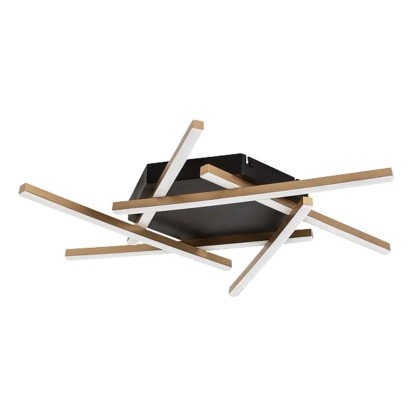 Rábalux Severine beltéri mennyezeti lámpa fekete/arany LED 40W 3000 IP20 Rábalux Severine beltéri mennyezeti lámpa fekete/arany LED 40W 3000 IP20