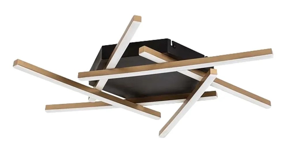 Rábalux Severine beltéri mennyezeti lámpa fekete/arany LED 40W 3000 IP20 Rábalux Severine beltéri mennyezeti lámpa fekete/arany LED 40W 3000 IP20