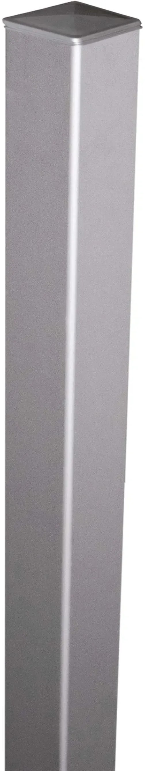 GroJa oszlop dübeles rögzítéshez eloxált alumínium 6 cm x 6 cm x 100 cm GroJa oszlop dübeles rögzítéshez eloxált alumínium 6 cm x 6 cm x 100 cm