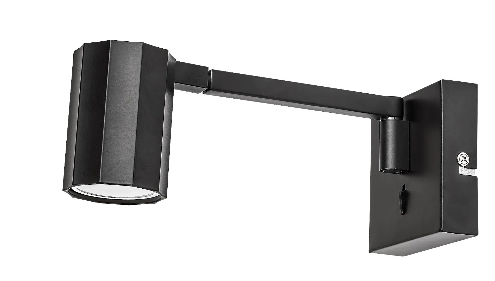 Rábalux Karter beltéri Fali lámpa matt fekete GU10 1X MAX 5W IP20 Rábalux Karter beltéri Fali lámpa matt fekete GU10 1X MAX 5W IP20