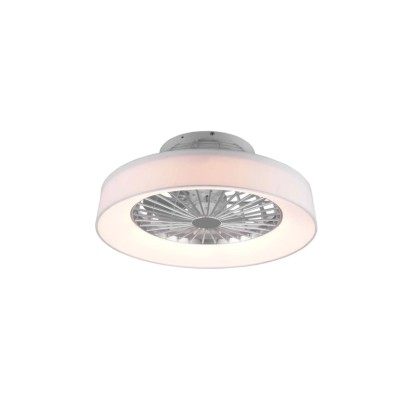 Trio Farsund LED Dim mennyezeti lámpa 47 cm 26,8 W ventilátorral szürke Trio Farsund LED Dim mennyezeti lámpa 47 cm 26,8 W ventilátorral szürke