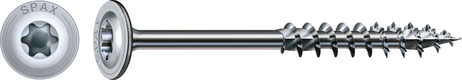 Spax T-Star tányérfejű facsavar plus-behajtással 8 mm x 180 mm 1 darab Spax T-Star tányérfejű facsavar plus-behajtással 8 mm x 180 mm 1 darab