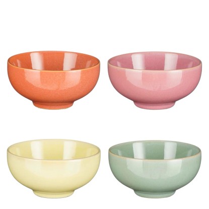 Mica Decorations Rico tál sárga narancs zöld pink 4 db Ma 6 cm x Át 12,5 cm Mica Decorations Rico tál sárga narancs zöld pink 4 db Ma 6 cm x Át 12,5 cm