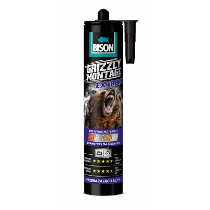 Bison grizzly extrém erős szerelési ragasztó Bison grizzly extrém erős szerelési ragasztó
