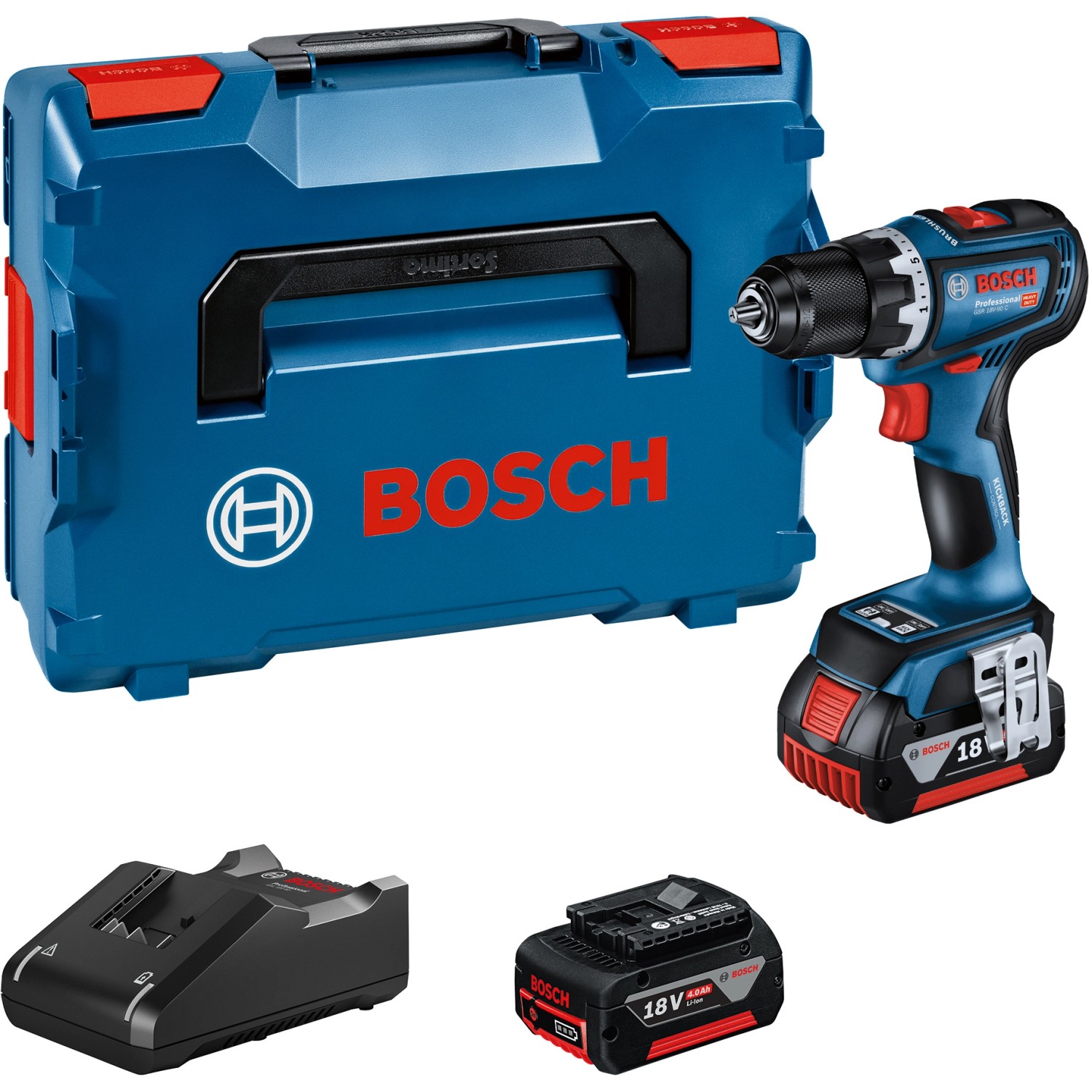 Bosch Professional 18 V GSR 18V-90 C akkus fúró-csavarozó 5 Ah akkuval Bosch Professional 18 V GSR 18V-90 C akkus fúró-csavarozó 5 Ah akkuval