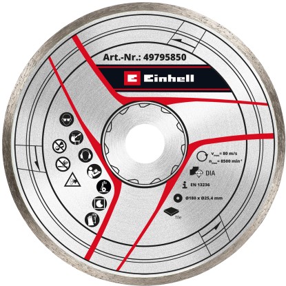kwb by Einhell gyémánt vágókorong 180 mm x 25,4 mm kwb by Einhell gyémánt vágókorong 180 mm x 25,4 mm