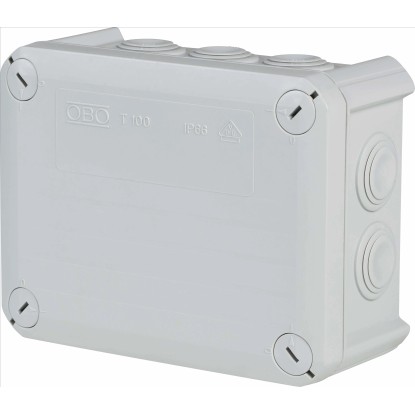 OBO elágazódoboz falon kívüli 150 mm x 116 mm szürke IP66 OBO elágazódoboz falon kívüli 150 mm x 116 mm szürke IP66