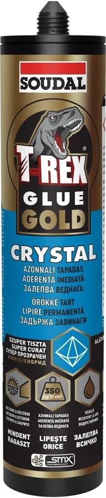 T-Rex Glue Gold Crystal Ragasztó 290 ml T-Rex Glue Gold Crystal Ragasztó 290 ml