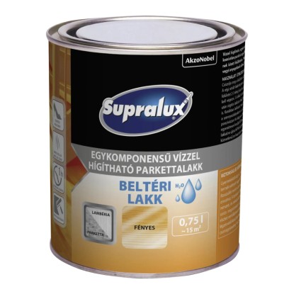 Supralux lakk beltéri fényes 0,75 l Supralux lakk beltéri fényes 0,75 l