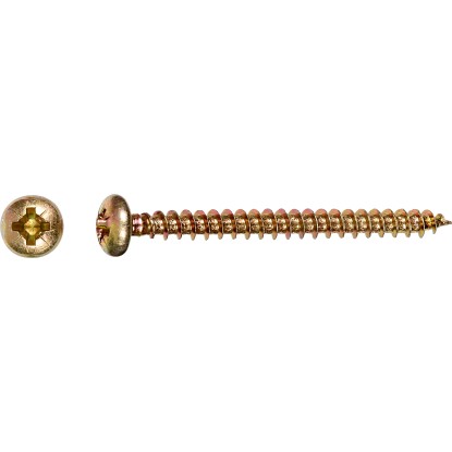 Félgömbfejű univerzális csavar PZ-behajtás 5 mm x 30 mm 15 darab Félgömbfejű univerzális csavar PZ-behajtás 5 mm x 30 mm 15 darab