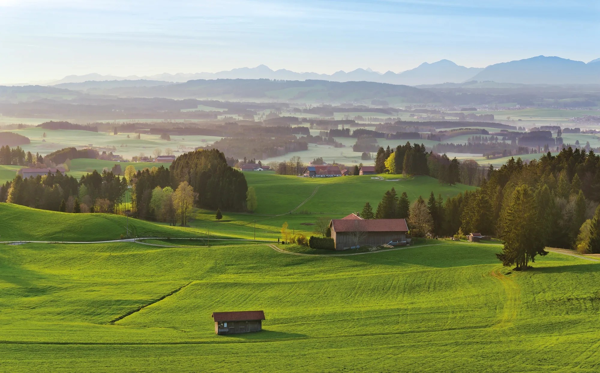 Vlies fotótapéta Paradiesisches Bayern 450 cm x 280 cm Vlies fotótapéta Paradiesisches Bayern 450 cm x 280 cm